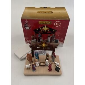 2025 LEMAX Nativity Play Lighted Table Accent Christmas Village Decor